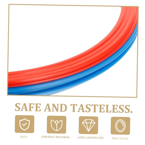 Happyyami 6 Pack Soccer Agility Rings Training Equipment Set for Boys and Girls Adults Abs Plastic Durable for Football Soccer Basketball Random Color