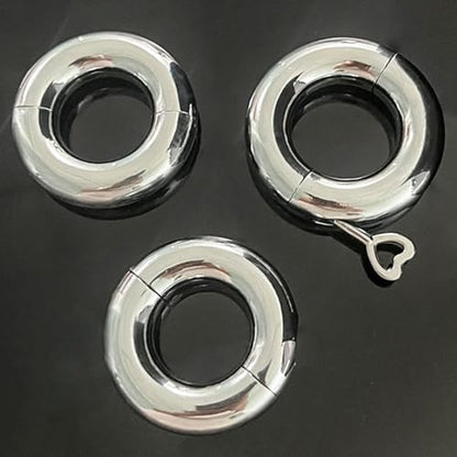 Indoor Fitness Hanging Pendant Metal Circle Ring Accessory-ushlF156 (3pcs-33mm)