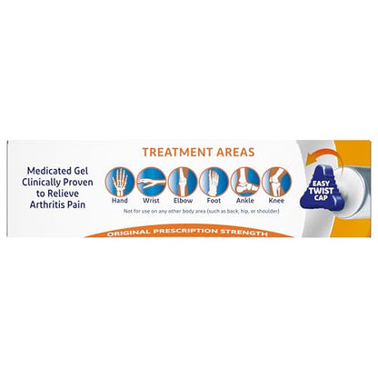 Voltaren Arthritis Pain Gel for Powerful Topical Arthritis Pain Relief with Diclofenac Gel - Easy Open Cap - 100 g X 2