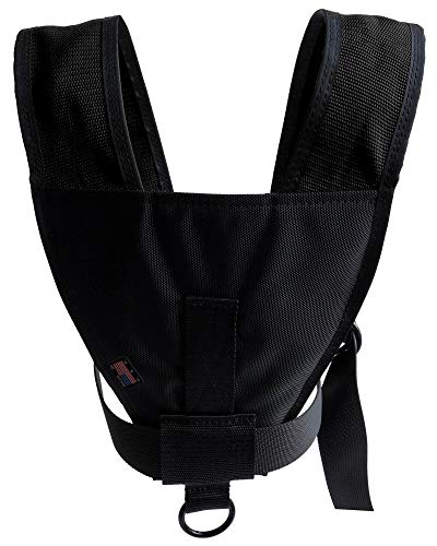 Max Sled Harness Vest - Made in USA (Black Adult to 50" Chest)