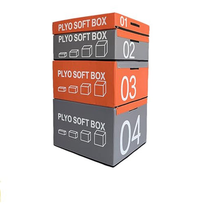 Jump Box, Soft Foam Box, Professional Physical Training Combination Box, Used for Home Gym and Outdoor Exercise. Suitable for Agility Training and Speed Training. - color: B