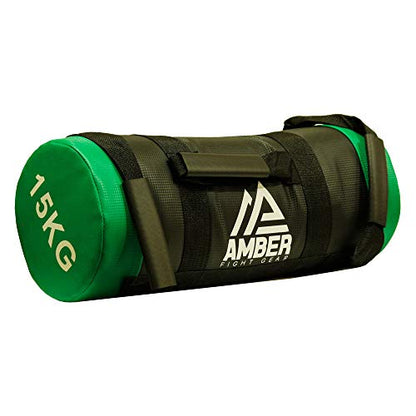 Workout Sandbag for Strength Training Heavy-Duty PVC Shell, 5 Multi-Grip Handles, Reinforced Seams Ideal for CrossFit, Functional Training, Military Conditioning, Home & Gym Workouts – 15kg/33lb