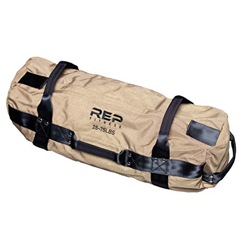REP Fitness Sandbags - Heavy Duty Workout Sandbags for Training, Cross-Training Workouts, Fitness, Exercise and Military Conditioning - Multiple Sizes and Colors - color: Medium-Tan
