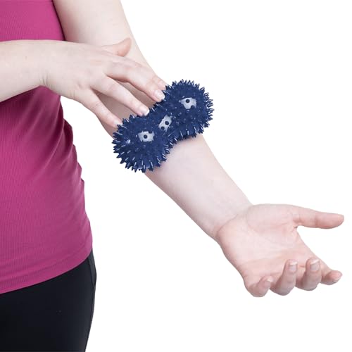 OPTP Franklin Method Fascia Massager Peanut — Contoured Peanut Massage Roller with Firm Points for Foot, Calf, Arm and Leg Massage — for Improved Sensory Awareness and Circulation