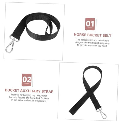 VICASKY Adjustable Hanging Bucket Strap Wear Resistant Feeder Strap for Easy Suspension Barns Stables and Training Grounds for Buckets and Accessories