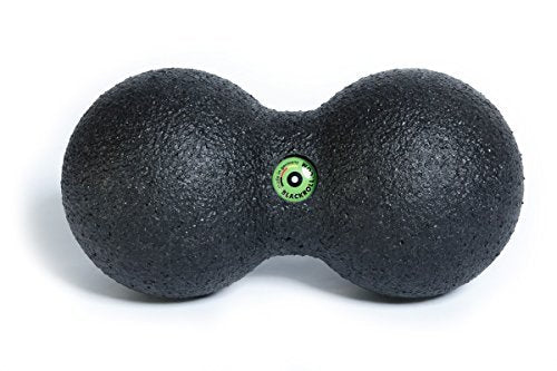 BLACKROLL - DUOBALL 08 Massage Ball, Double Lacrosse Ball Massager for Deep Tissue Massage, Trigger Point Massage Tool for Back, Spine and Shoulder, Muscle Recovery and Relief, Black