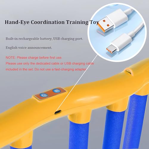 Tendry Reflex Drop Sticks Challenge Game, Hand Eye Coordination Training Toy, Upgrade Remote Control 3 Adjustable Speed