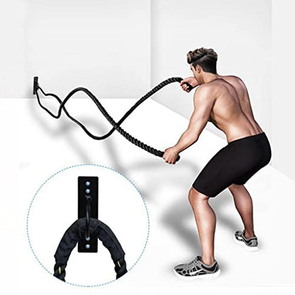 U/ D Suspension Ceiling Anchor Wall Mount Trainer Bracket for Yoga Swings Hammock Battle Rope Black