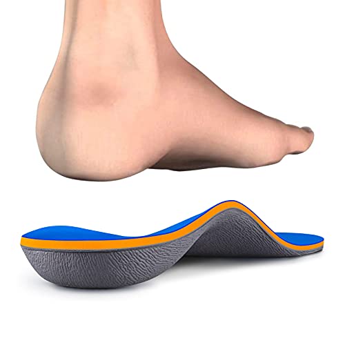 Arch Support Insoles Relief Plantar Fasciitis, Comfort Orthotic Inserts for Flat Feet, Feet Pain, Pronation, Shoes Insoles for Men and Women Blue - color: Blue, size: Mens(6-6.5)/Womens(8-8.5)