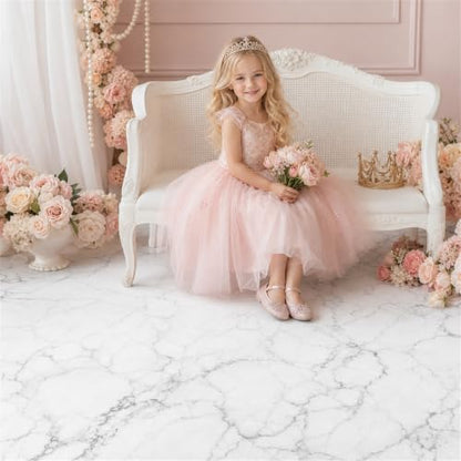 Kate White Marble Rubber Photography Floor Mat 5x4ft - color: Marble, size: 5x4ft