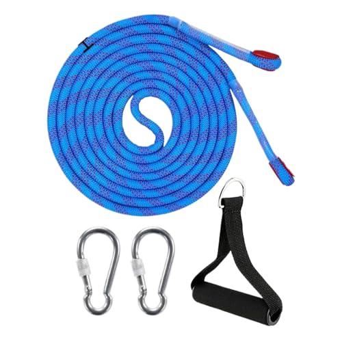 Sled Pulling Belt, Sled Cord with Carabiner, Winter Sled Pull Rope Set, Sled Trainer Pull le-ash, Adjustable Sled Belt for Sled & Tire Pulling,Resist-ance & Strength Training Core Power Workout at Gym