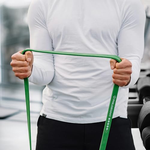 Philosophy Gym Pull Up Assist Band - Resistance Power Loop Exercise Band - style: 1-3/4" (120-175 lbs) - Green