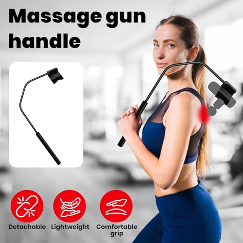 HEYCHY Massage Gun Holder for Back, Compatible with Most Super Mini Massage Guns, for Hard to Reach Areas (Works with Cute X1-Green-LW) - color: Auxiliary Frame