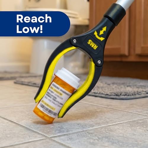 RMS 2-Pack 34 Inch and 21 Inch Grabber Reacher with Rotating Jaw - size: 2 Count (Pack of 1)