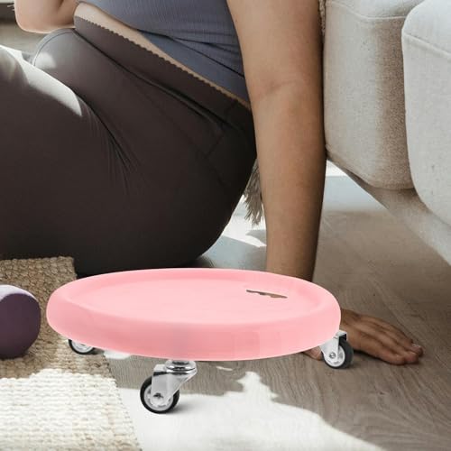 Ab Roller Wheel with Knee Pad and Exercise Sliders Fitness Discs, Rose Core Strength Abdominal Wheel Board for Home Gym Workout and Stomach Fat Reduction