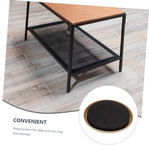5pcs Round Furniture Moving Sliders Floor Protectors for Chairs and Tables Heavy-Duty Furniture Cushions to Prevent Scratches for Use - size: 8.90X8.90X1.02CM