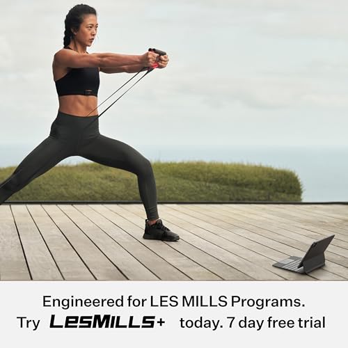 Les Mills™ SMARTBAND Extreme™ Workouts Bands with Handles for Women and Men, Resistance Bands for Working Out, Stretch Bands for Exercise at Home