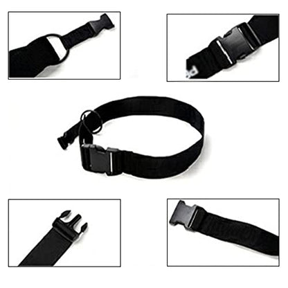Resistance Parachute Sprint Parachutes, Running Speed Training Resistance Parachute with Adjustable Belt, for Fitness Explosive Power Training(Color:Black)