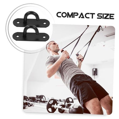 Toddmomy 5pcs Heavy Duty Wall Mount Exercise Anchors Space-saving Band Hooks Ceiling Mount Anchors Yoga Straps Home Gym Accessories