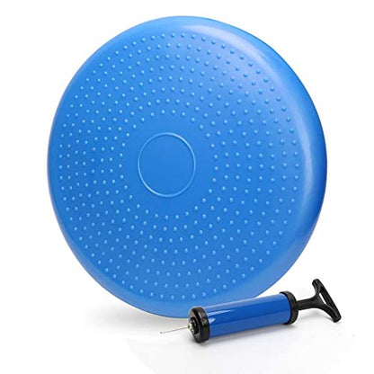 WIWAPLE Wiggle Seat, Inflatable Stability Balance Disc Wobble Cushion, Balance Disc Wiggle Seat, Flexible Seating Classroom with Free Air Pump Sensory Kids (Office & Home & School)
