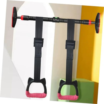 Toddmomy 1pcs Gymnastics Rings Set for Kids，Professional Indoor Gym Pull up Rings with Adjustable Straps Kids Playground Home Exercise Gym Rings