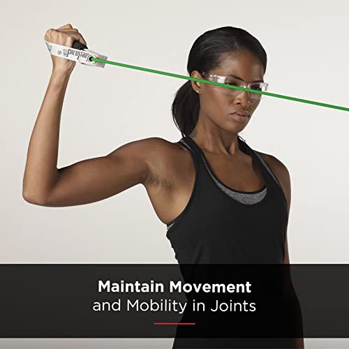 THERABAND Resistance Tubes, Professional Latex Elastic Tubing with Hard Handles For Exercise, Physical Therapy, Lower Pilates, At-Home Workouts, & Rehab, 48 Inch, Green, Heavy, Intermediate - color: Green - Heavy