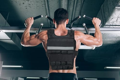 CAP Adjustable Weighted Vest 20–150 lbs for Strength Training, Running & Workouts, Weight Vest for Men & Women, Fitness Training Vest - style: 120lbs