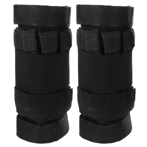 Happyyami Adjustable Ankle Weights Leg Training Belt 2pcs to 16kg Reusable Calf Covers for Running Pilates Strength Training Workout