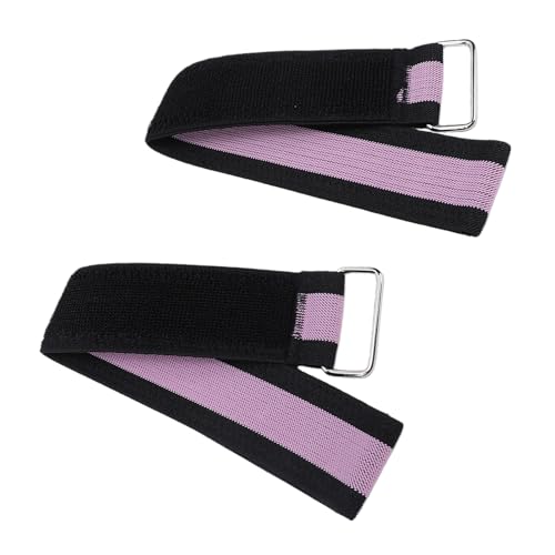 Keenso Booty Bands Polyester Glute Bands 32.6in Non Slip Exercise for Women Portable 2pcs for Pilates Hip Thigh Leg Training Home Gym Workout