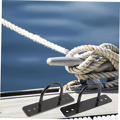 MAGICLULU 2Pcs Battle Rope Anchor Wall Ceiling Mount for Gym Rope Accessories Securely Holds Fitness Equipment Indoors Outdoors for Suspension Straps Gymnastic