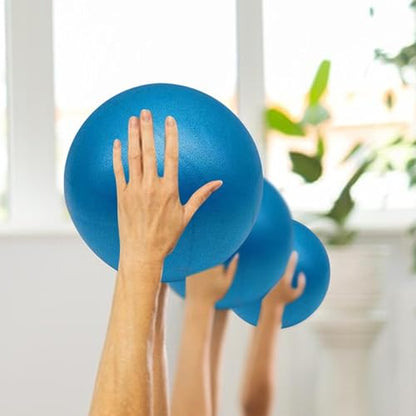 Small Pilates Ball | 6 Inch Exercise Ball for Home Stability Training | 15cm Yoga Balls Small | Mini Soft Gym Balls Equipment for Physical Improves Balance Core Strength