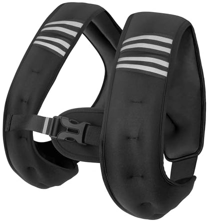 WTREE Weighted Vest Men or Women - Weights with Reflective Stripe, Weighted vest for Workout Equipment for Strength Training Night Running - size: 6 Lb