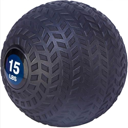Fitvids Slam Medicine Wall Balls Workout Exercise Fitness Weighted Balls for Cross Training, Strength and Conditioning Exercises, Cardio and Core Workouts - style: 15 Pounds