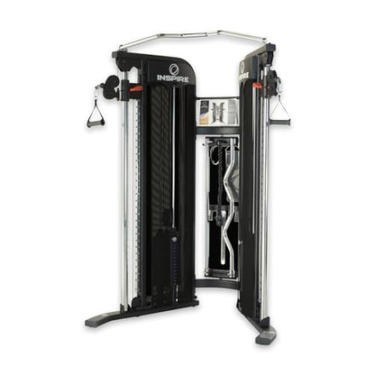 Inspire Fitness FT1 Functional Trainer - Compact at Home Workout Machine with Accessories - Two 165 lb Weight Stacks - Smooth Glide Cable Machine - style: Inspire FT1 (no bench)