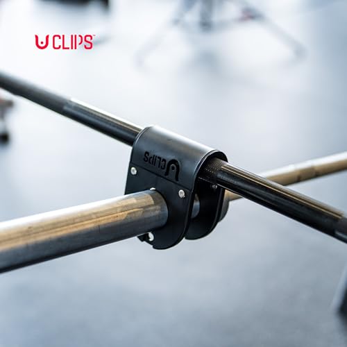 Home Gym U Clip - Bar to Landmine Adapter, Belt Squat and T-bar Row Attachment, Dip Belt Hook, Dumbbell to Barbell Converter, Versatile Fitness Accessory (Olympic)