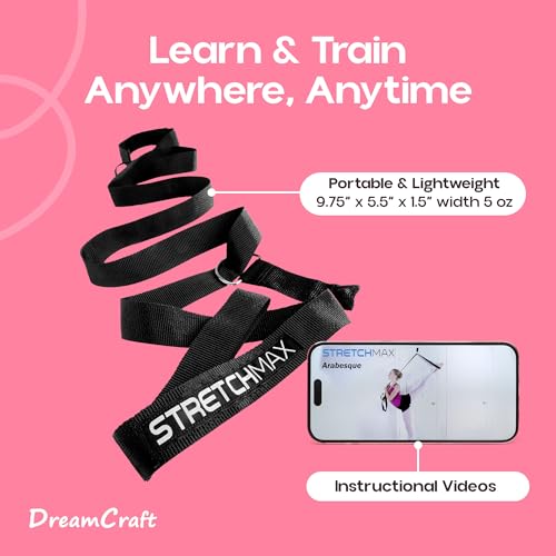 Leg Stretcher Strap - Stretch Bands for Exercise and Training, Stretching Bands for Flexibility Equipment, Gymnastics Stretching Strap, Flexibility Band and Exercise Stretch Bands for Flexibility