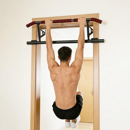 Multi-Functional Pull Up Bar for Home Gym, Multi-Grip Strength Training Fitness Chin Up Bar, 250 lbs Capacity