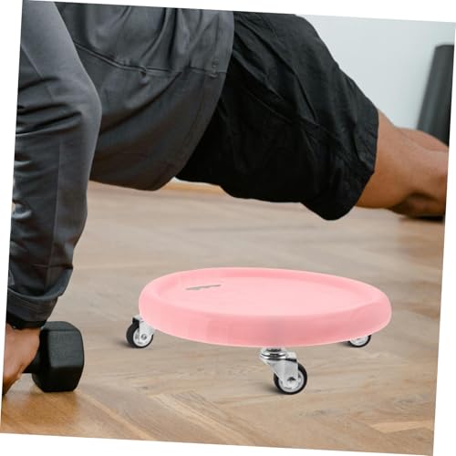 Ab Roller Wheel with Knee Pad Silent Disc for Core Strength Training Dual Functionality Home Exercise Equipment for Quiet Workouts and Abdominal Toning