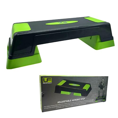 Adjustable Aerobic Step Charcoal/Green, K-REY-UFA248