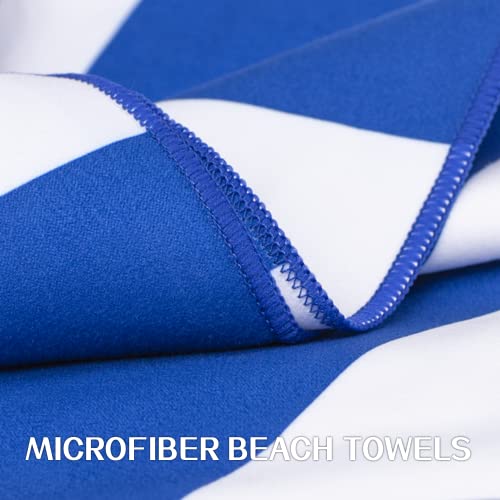Your Choice Microfiber Beach Towel Sand-Free Quick Dry (67"x35"/60"x30") - color: F-set (9), size: Extra Large(67x35")