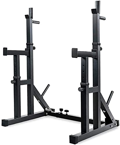 Multifunctional Dumbbell Bench Folding Multi-Function Barbell Rack 330LBS Capacity Dip Stand Fitness Adjustable Rack Weight Lifting Bench Press Dipping Station for Home/Office/Gym