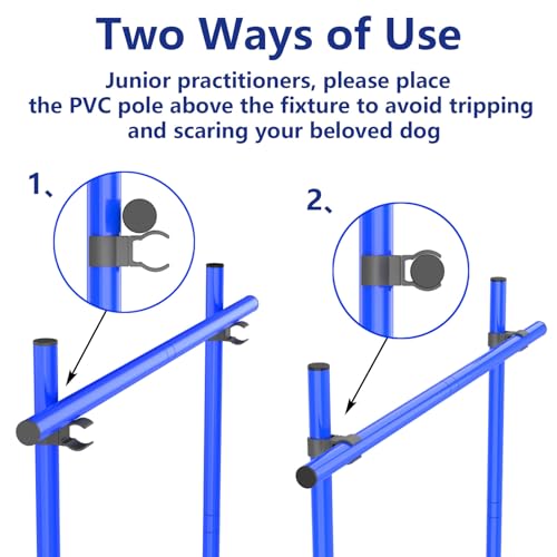 Two-Way Clamp for Dog Agility Training Hurdles(10-Pack) - size: 10-Pack 2 Way Clamp