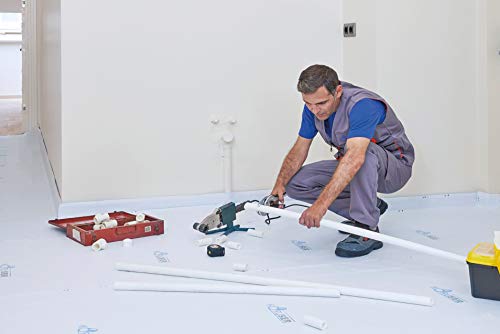 Temporary Floor Protection 36’’ x 100’ - Anti Slip, Easily Applied Save Your Time - 100% Paint Proof – Reusable Material,Coverage of 300 sqft!