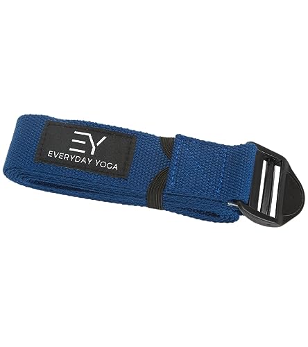 Everyday Yoga Super Strong Strap, Quiet Cinch Buckle, Stretching & Physical Therapy Fitness, Improve Flexibility