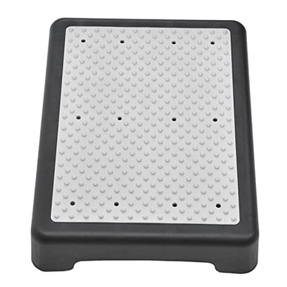 Step Stool for Elderly, Anti Slip Half Riser Bench with Rubber Top, Heavy Duty Mobility Step Stool for Indoor, Outdoor Stackable, Portable