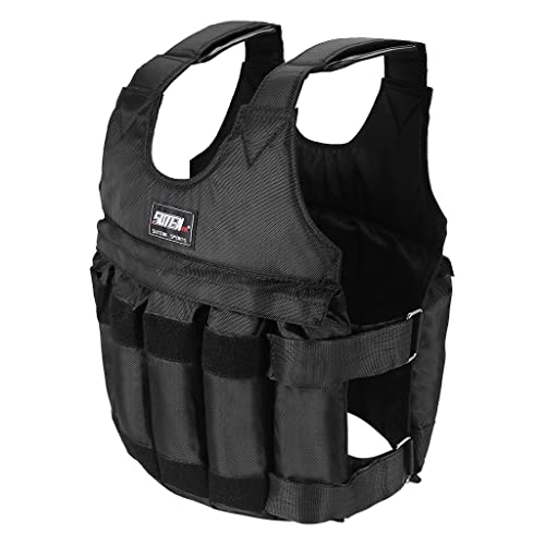 Weighted Vest for Walking, 20lb, 30lb, 40lb, 50lb, 100lb Adjustable Weighted Vest,workout Equipment Weight Vest for Running Weight Loss Exercise Jogging Fitness Strength Training