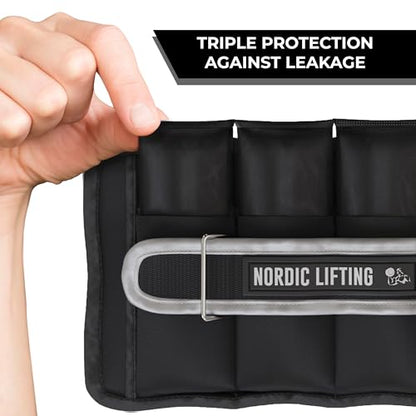 Adjustable Ankle Weights for Women & Men – 1 Pair (2–10 lbs) Wrist, Arm & Leg Weights for Gym, Yoga & Home Workouts – Secure Fit Strap Design – Durable Fitness Training Equipment