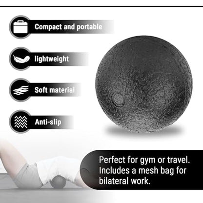 EPP Foam Massage Ball, Firm High Density Deep Tissue Massage Ball for Myofascial Release Trigger Point Therapy for Muscle Soreness Recovery Yoga Fitness Athletes (10CM Single Ball)
