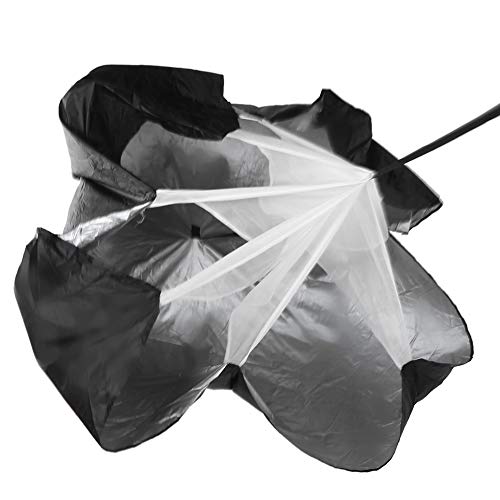 Adjustable Resistance Parachute Training Umbrella Speed Chute Drag Parachute for Running Football Track with Waist Belt 5-15kg Resistance Lightweight Carry Bag