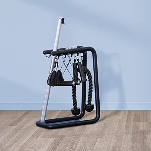 Speediance Gym Accessories Organizer, Home Gym Accessories Storage, 10 Metal Hooks Heavy-Duty Accessory Storage for Home Exercise and Fitness Gear, Compatible Gym Monster, Black